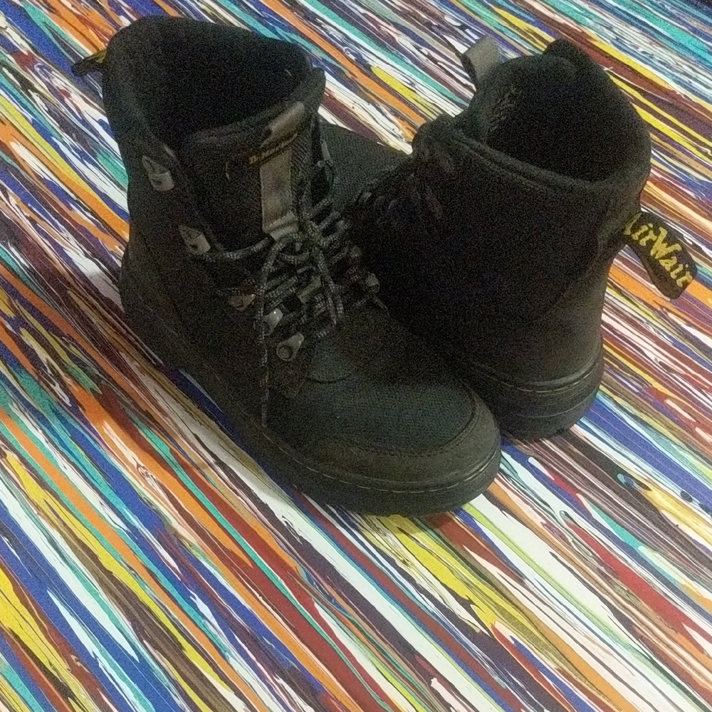 Dr. Martens Black Lace-Up Men's Boots